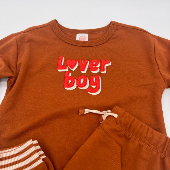 NWT ๐ฅ 4T Wonder Nation Valentine's Lover Boy Pajama Set - Picture 3 of 7